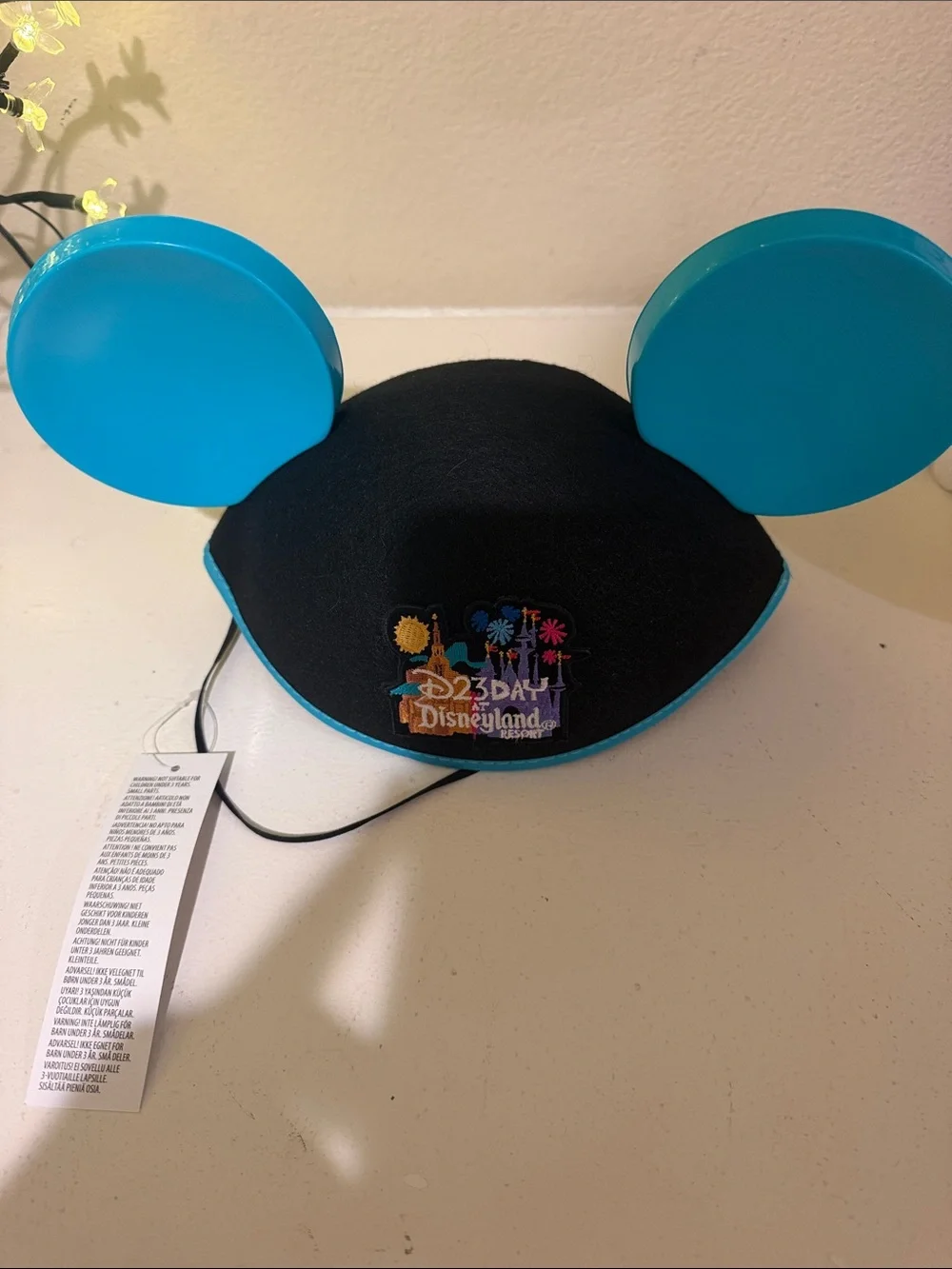 2026 D23  Mickey Ears Headband - Black & Teal